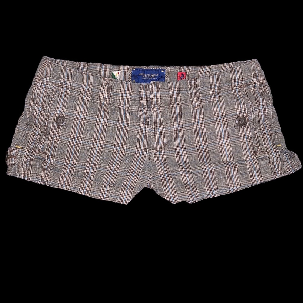 Women’s American Eagle Plaid Shorts Sz 6
